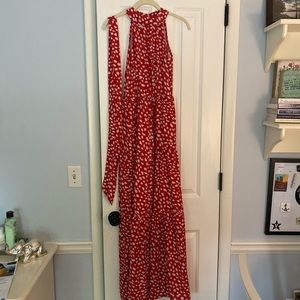 Polka Dot Maxi Dress